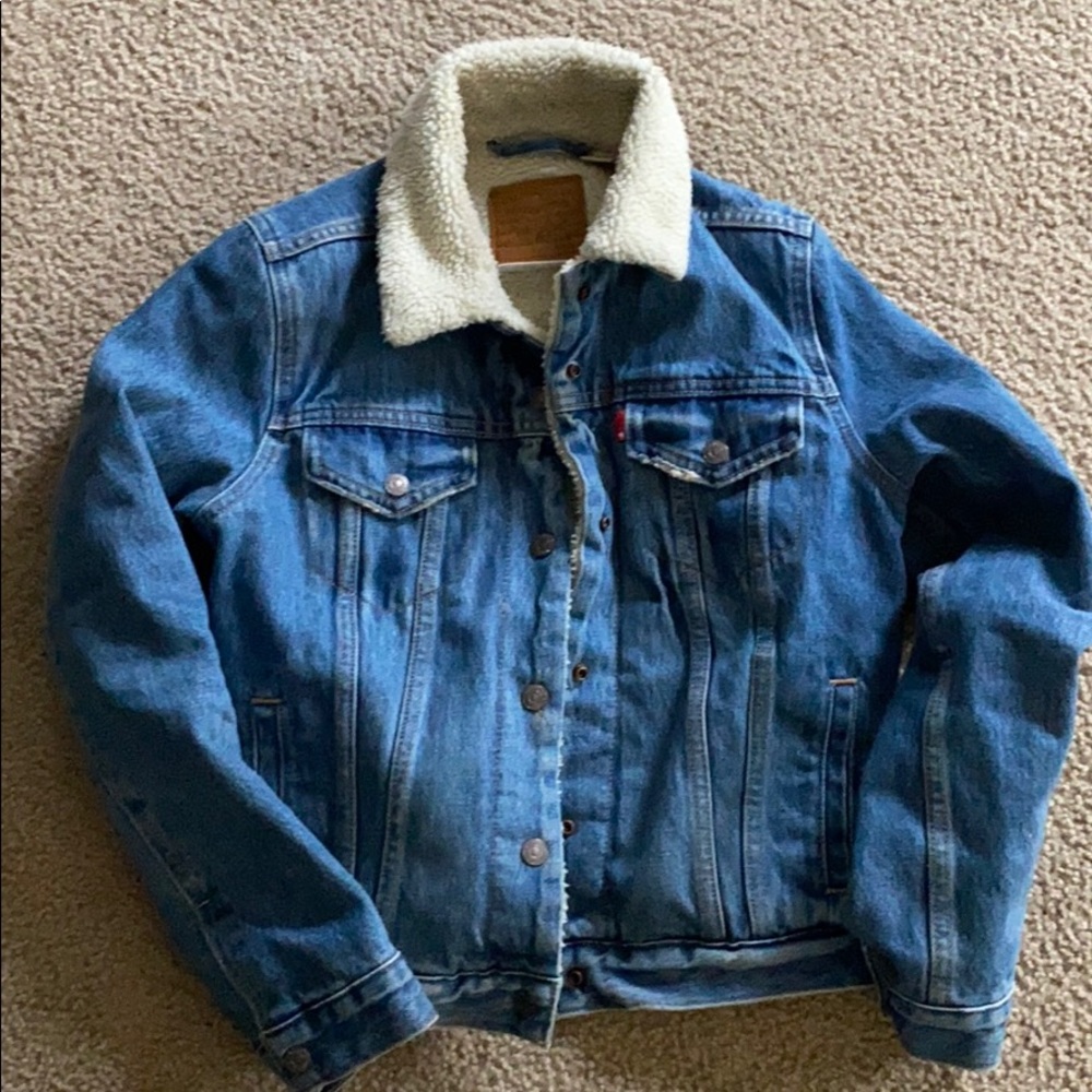 Rare MISTYPE Levi Sherpa trucker jacket